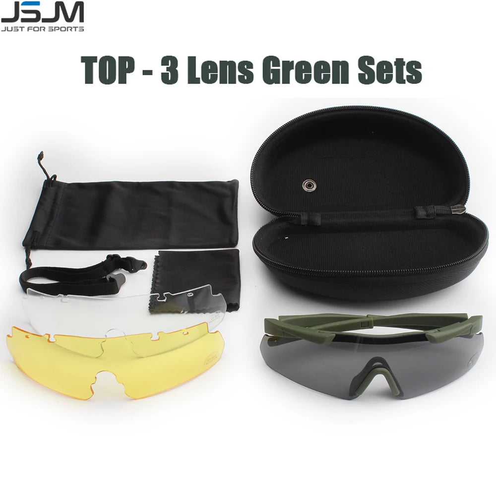 TriGuard™ 3‑Lens Tactical Goggles