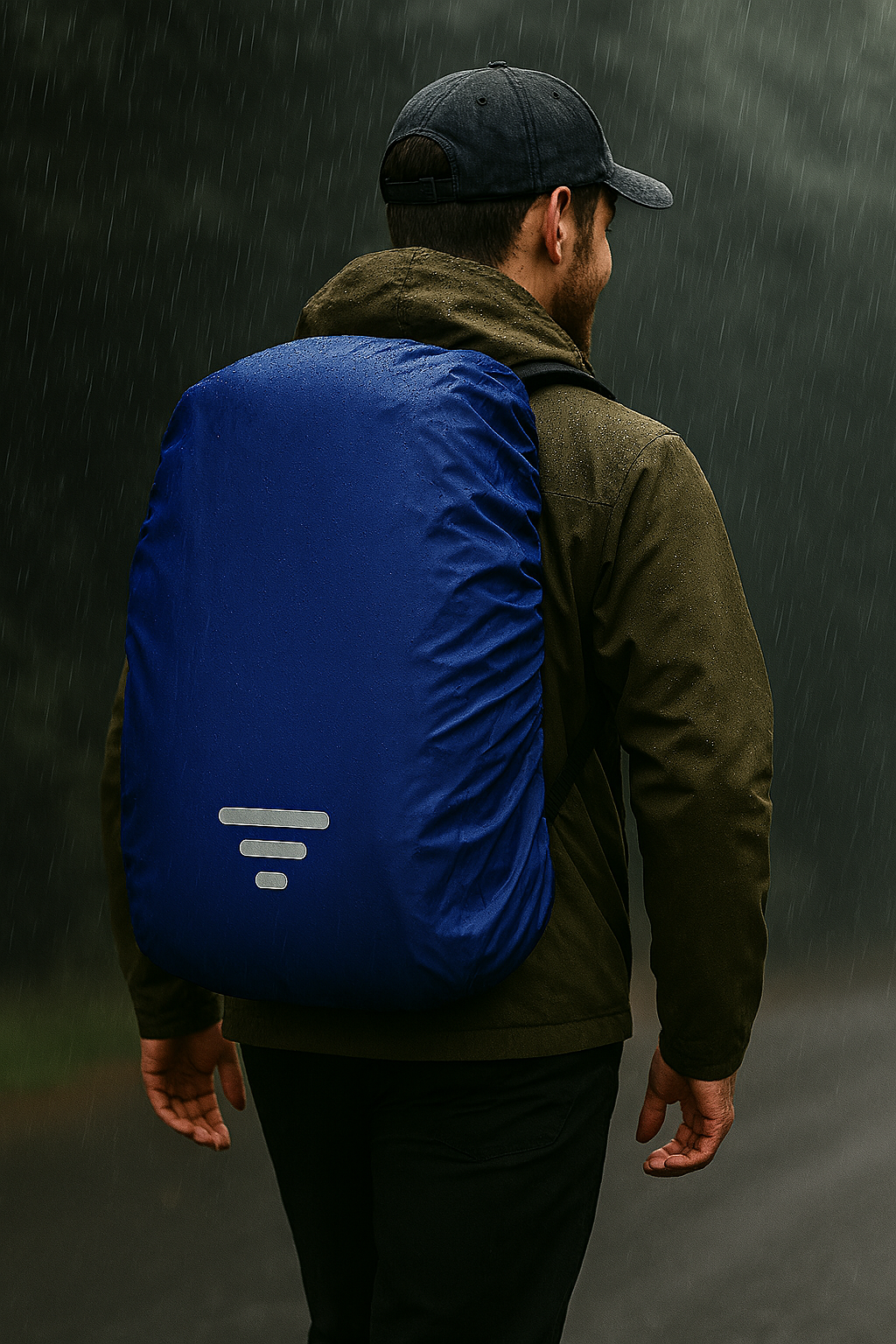 RainShield Pro™ – Housse Réfléchissante Imperméable pour Sac à Dos