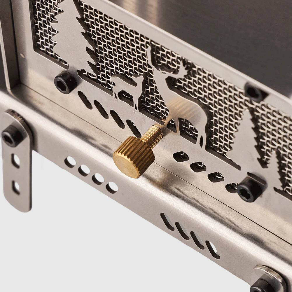 EmberFold™ Mini Folding Charcoal & Wood Stove