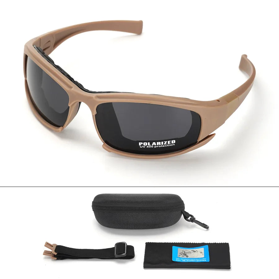 QuadShield™ Tactical 4‑Lens Eyewear