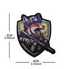 BOBR KURWA™ — Patch Tactique “Angry Beaver”