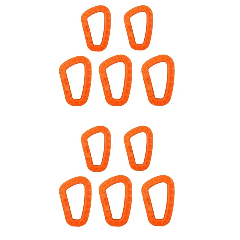 SteelGrip™ Tactical D-Ring Carabiner Set (1–10 pcs)