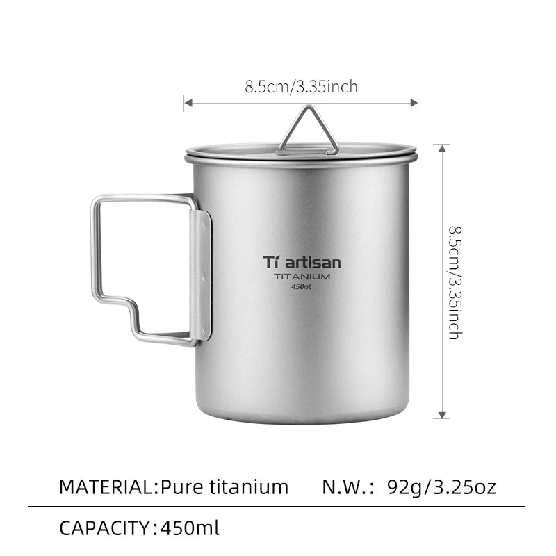 TitanSip™ Folding Titanium Mug