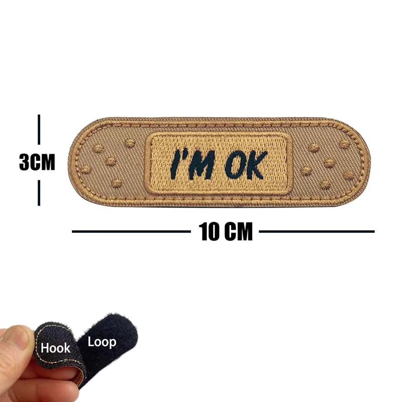PatchLine™ “I’m OK” Tactical Morale Badge