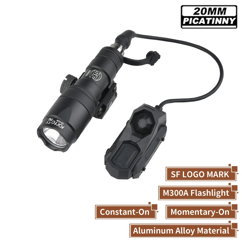SureFireX™ M300/M600 Tactical Light + AXON Remote Switch