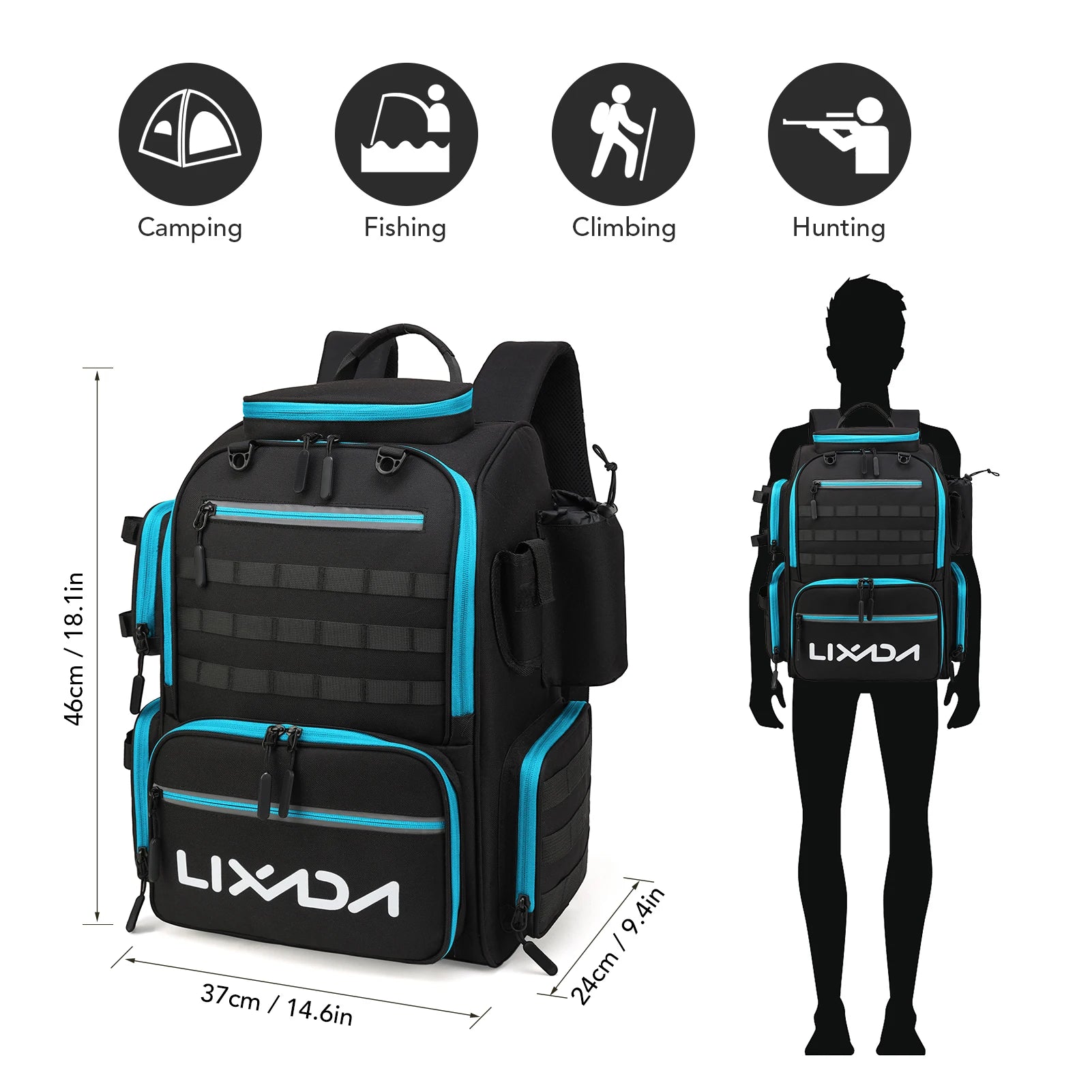 Lixada StormVault™ 4-Tray Tackle Pack