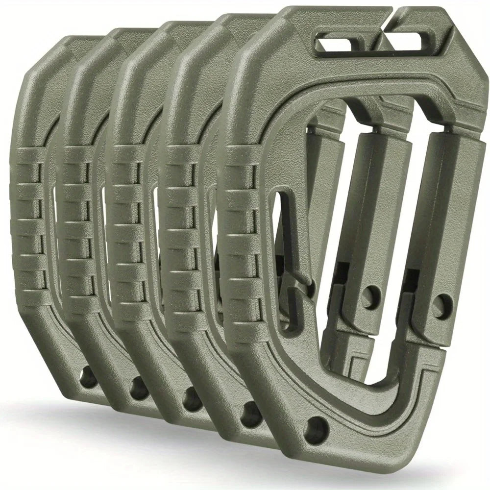 TitanHook™ MOLLE D-Ring Clip Set (x5)