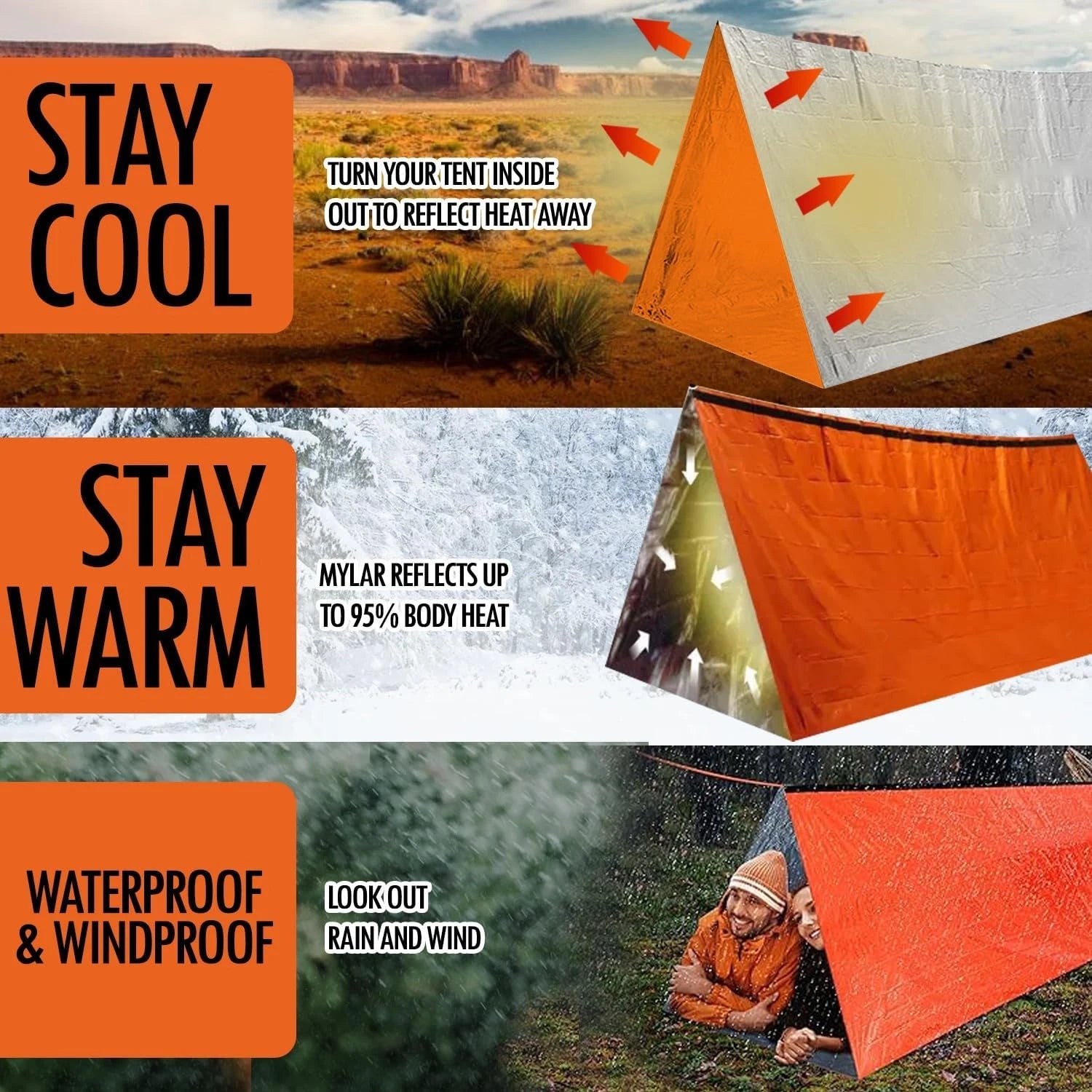 SafeDome™ DuoShield Emergency Tent