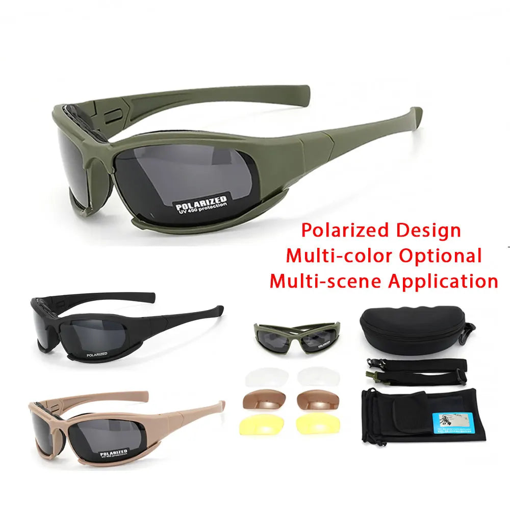 QuadShield™ Tactical 4‑Lens Eyewear