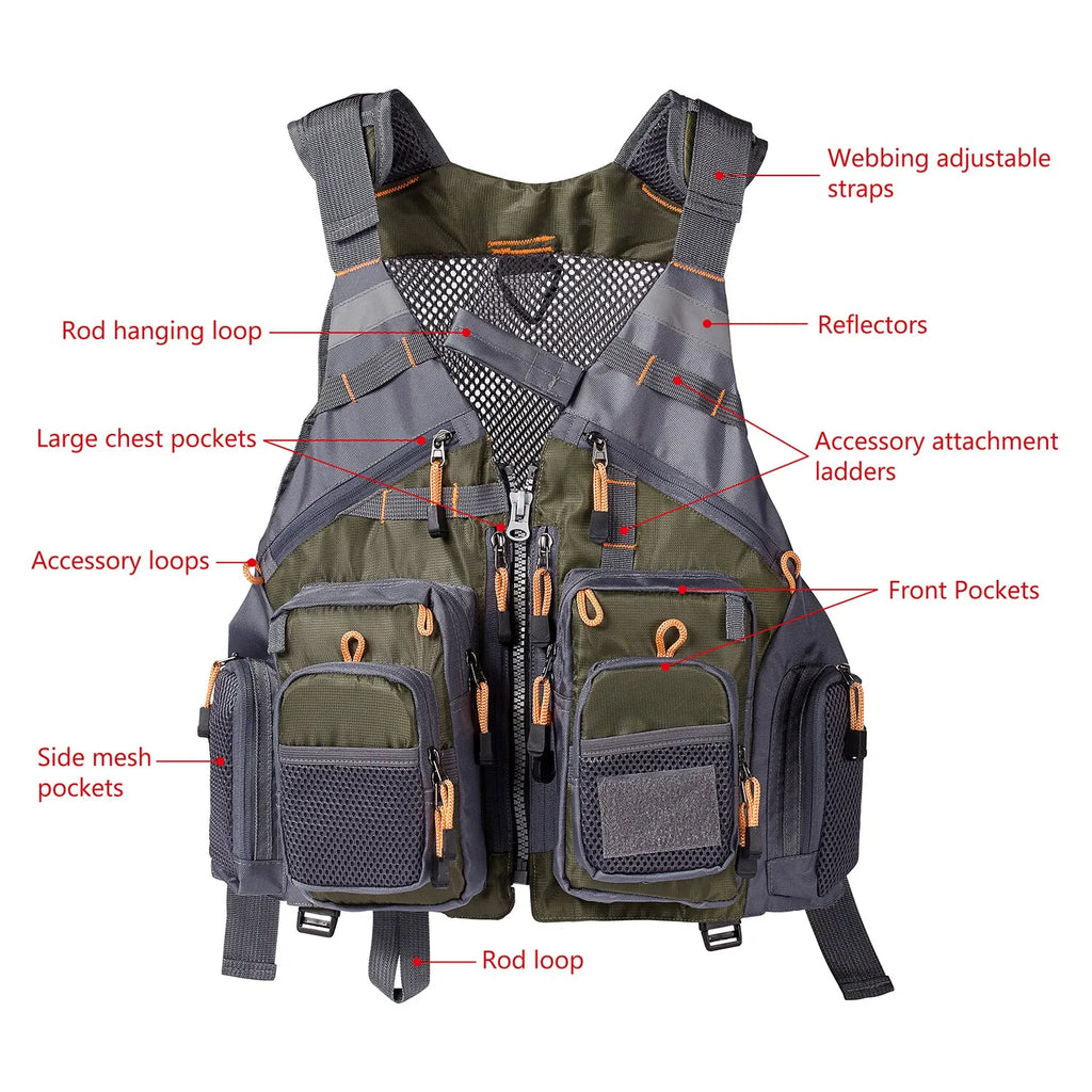 AirCast™ Breathable Fishing Vest