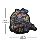 BOBR KURWA™ — Patch Tactique “Angry Beaver”