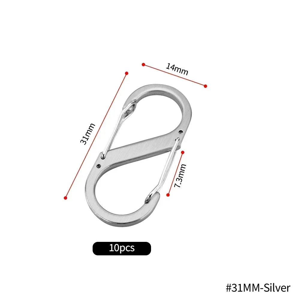 SafeClip™ S‑Lock Mini Carabiners