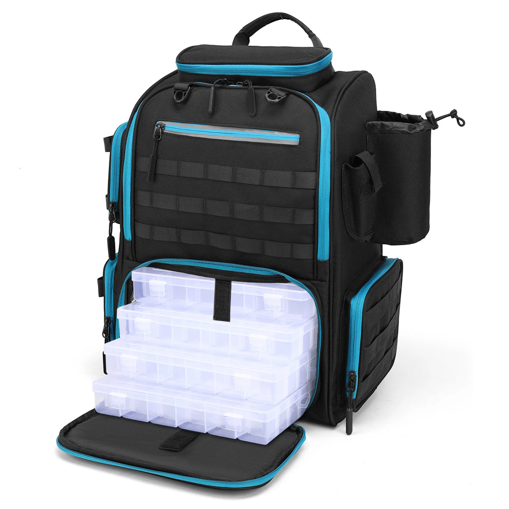 Lixada StormVault™ 4-Tray Tackle Pack