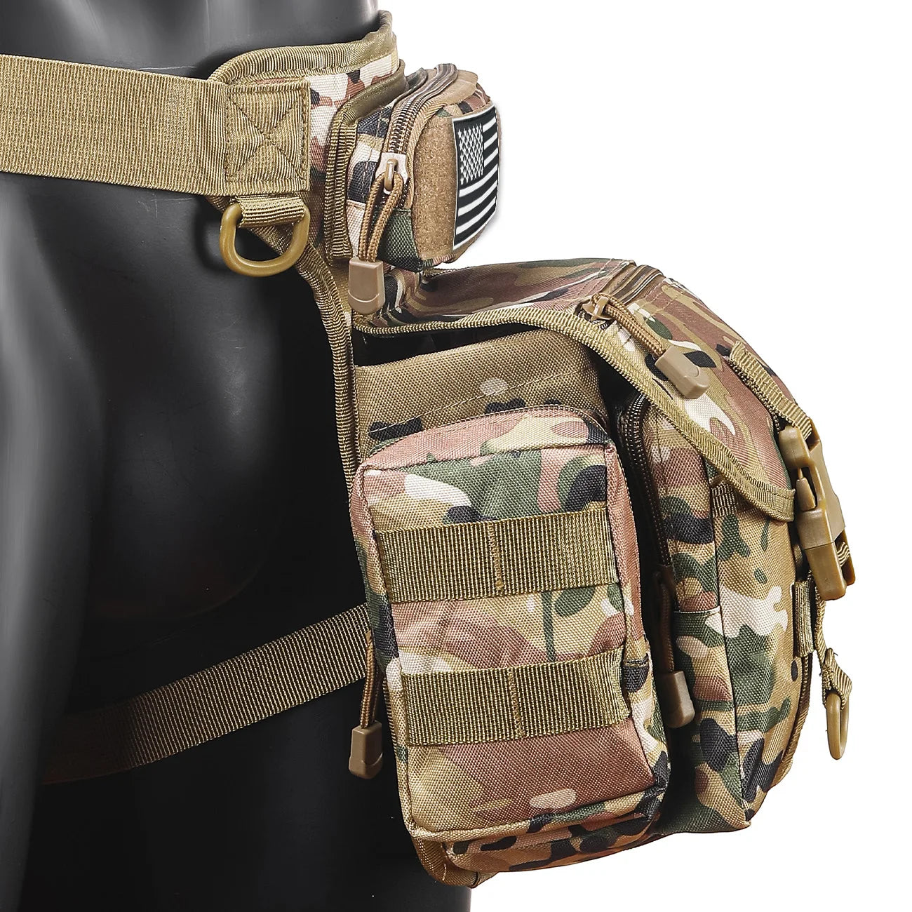 CamoScope™ Tactical Cross‑Shoulder Rig