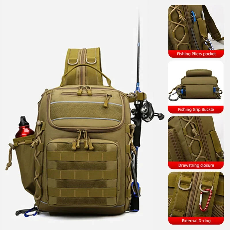 HookTrail™ Tactical Fishing Pack