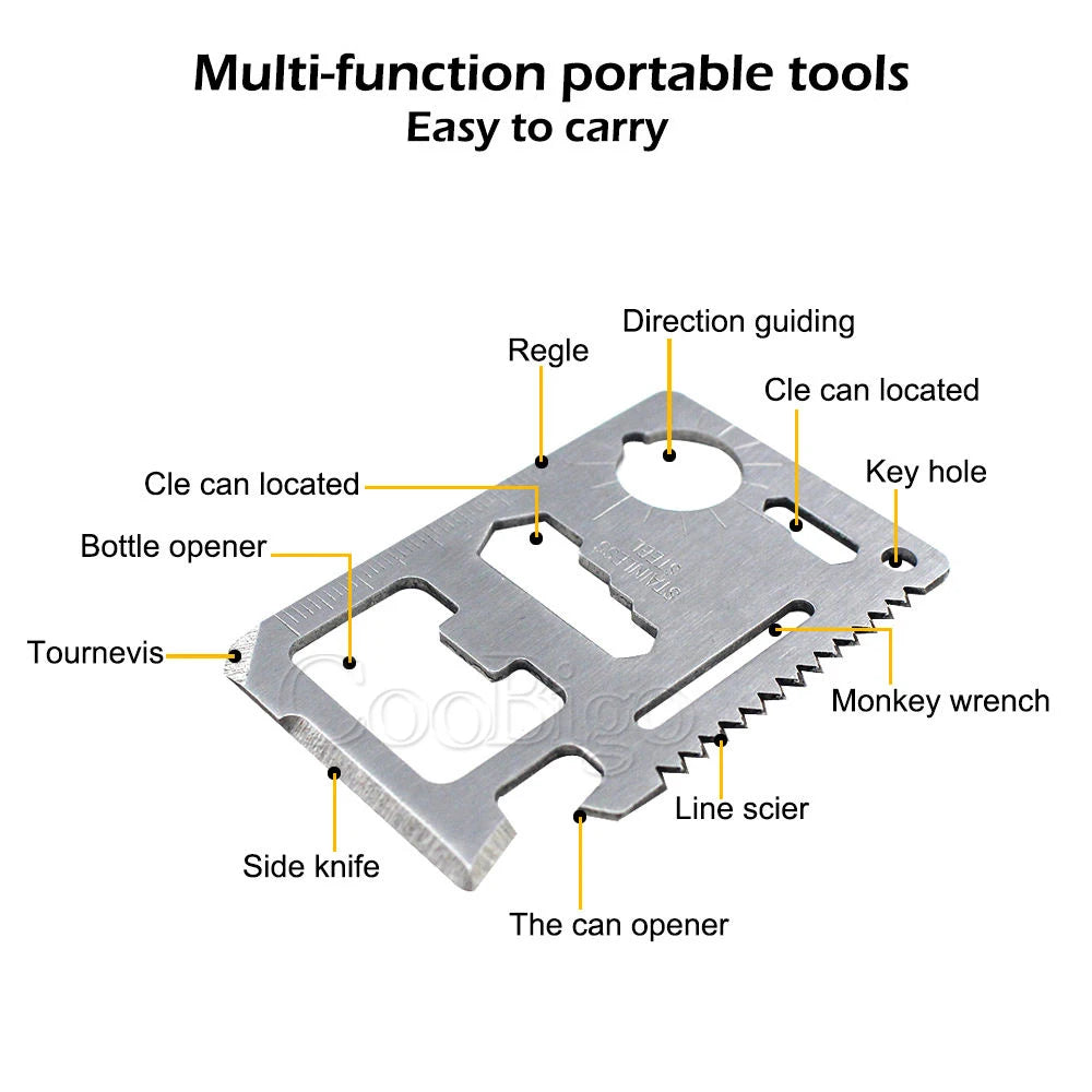 CardStrike™ 11-in-1 Survival Tool