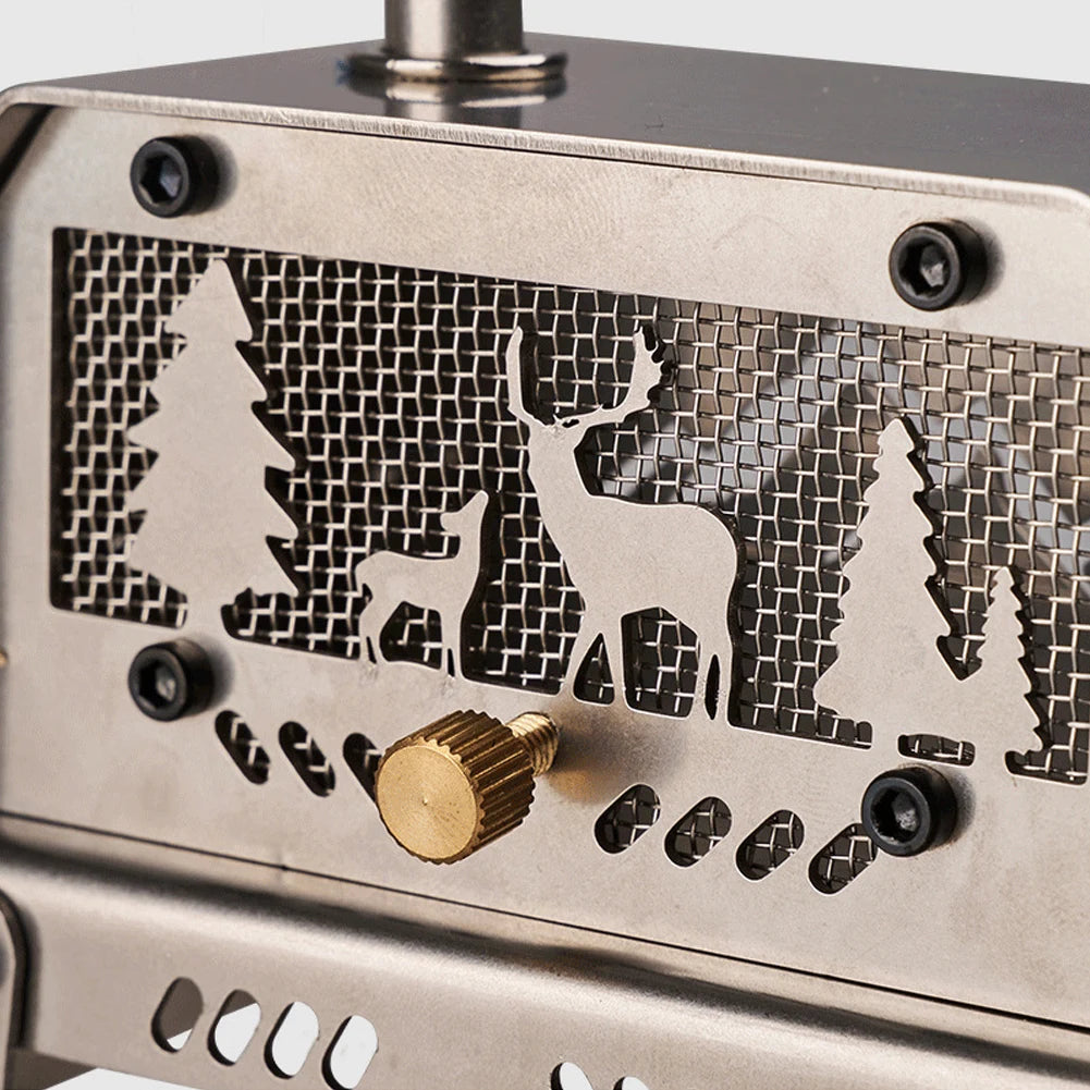 EmberFold™ Mini Folding Charcoal & Wood Stove