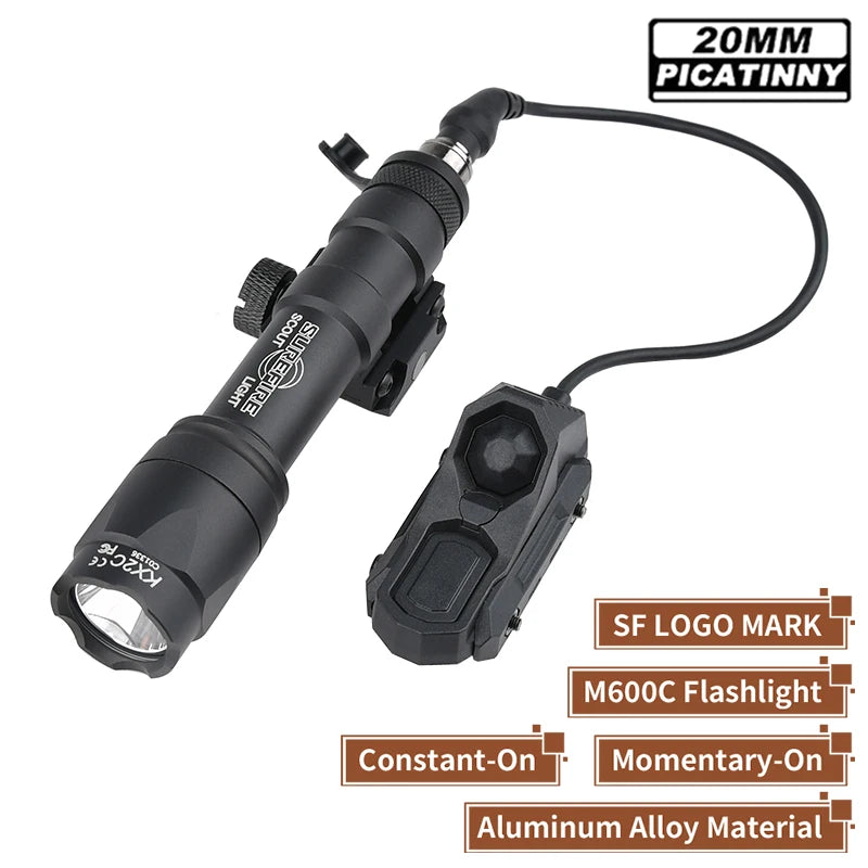 SureFireX™ M300/M600 Tactical Light + AXON Remote Switch