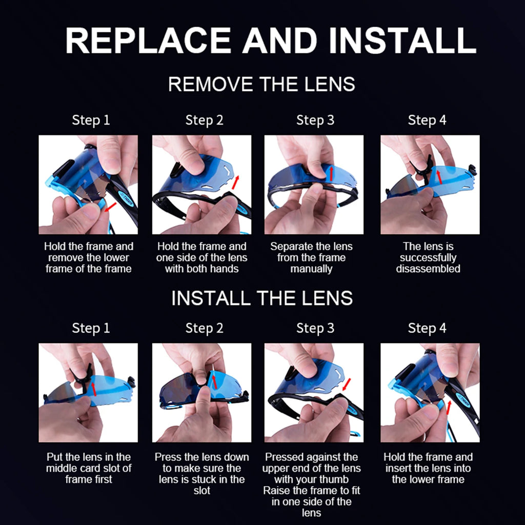 VelocityShift™ Photochromic Pro Cycling Glasses