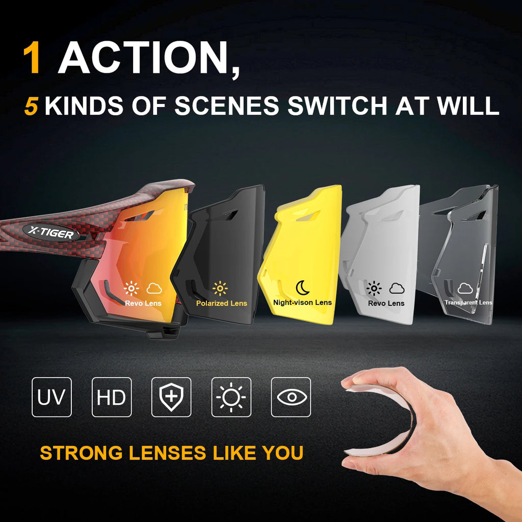 VelocityShift™ Photochromic Pro Cycling Glasses