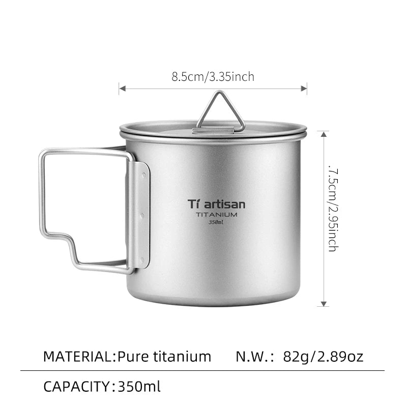 TitanSip™ Folding Titanium Mug