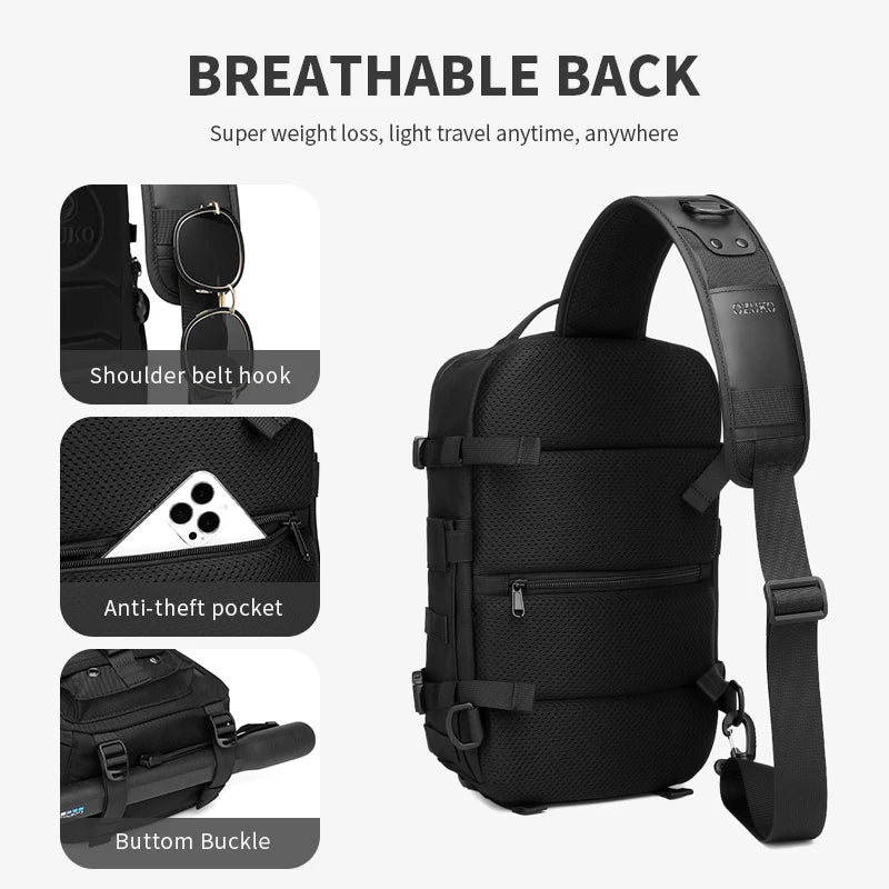 OZUKO StealthGear™ Tactical Sling Pack