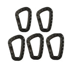 SteelGrip™ Tactical D-Ring Carabiner Set (1–10 pcs)