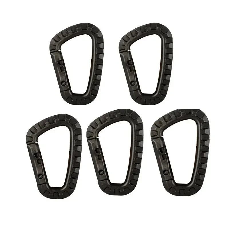 SteelGrip™ Tactical D-Ring Carabiner Set (1–10 pcs)