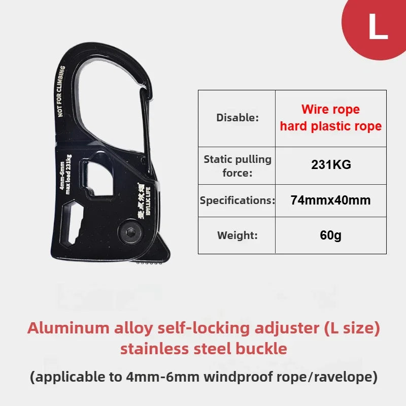 QuickLock™ Alloy Tent Adjuster