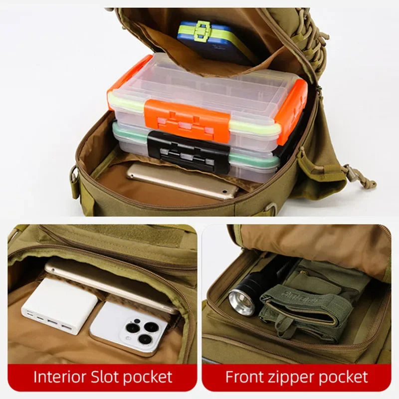 HookTrail™ Tactical Fishing Pack