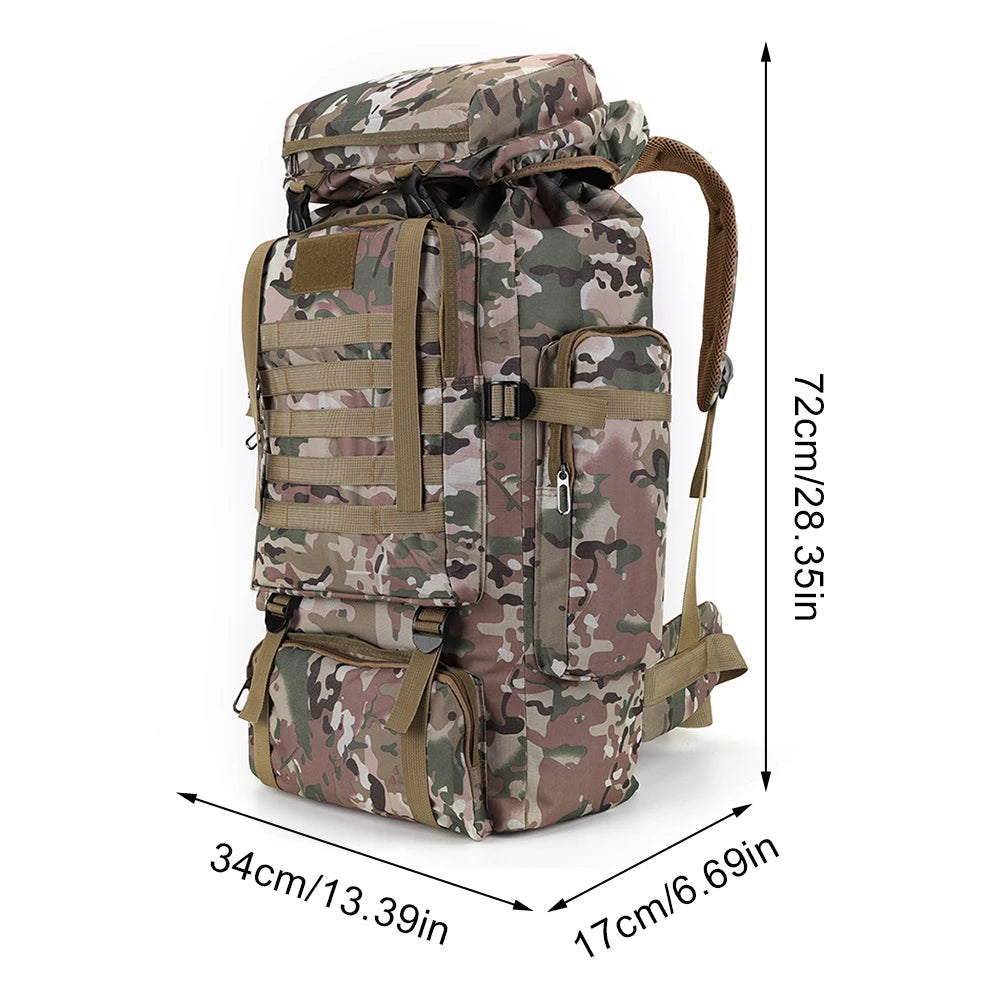 TitanRange™ 80L Camo Tactical Pack