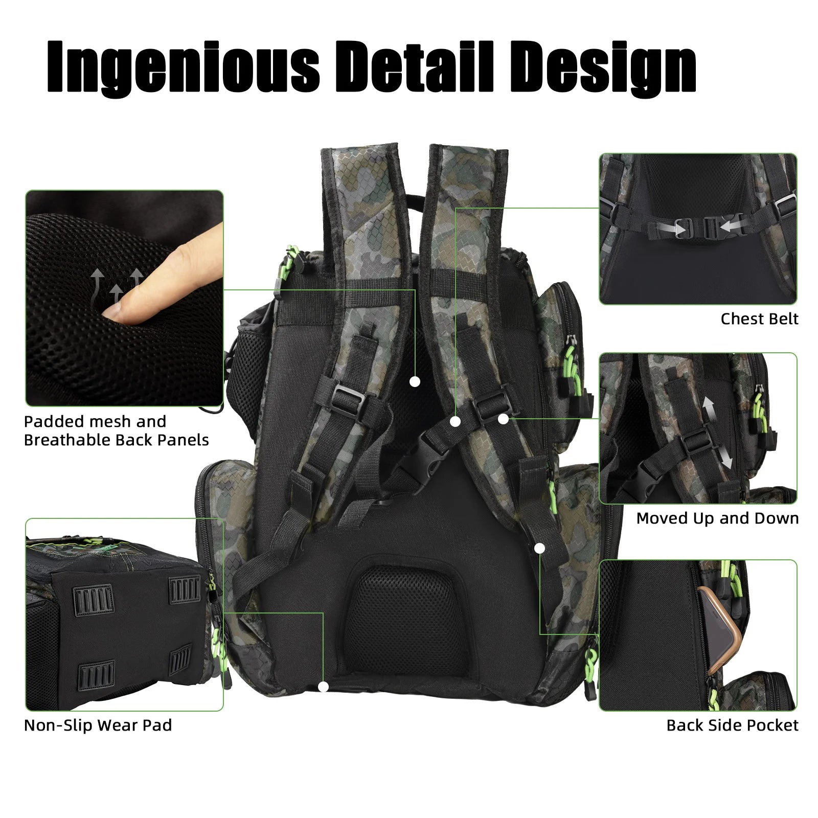 SeaKnight IronTrek™ SK010 Tactical Fishing Pack