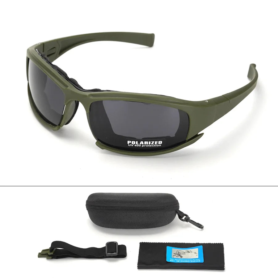 QuadShield™ Tactical 4‑Lens Eyewear