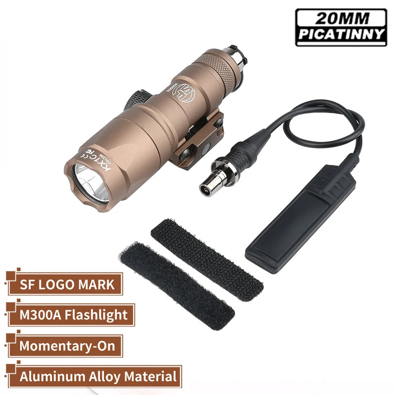 SureFireX™ M300/M600 Tactical Light + AXON Remote Switch