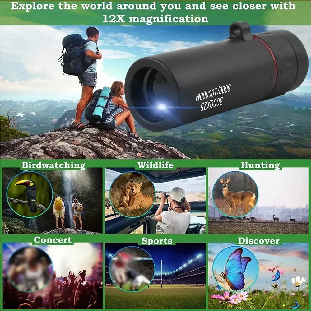 Mini-télescope portable 3000x25 HD