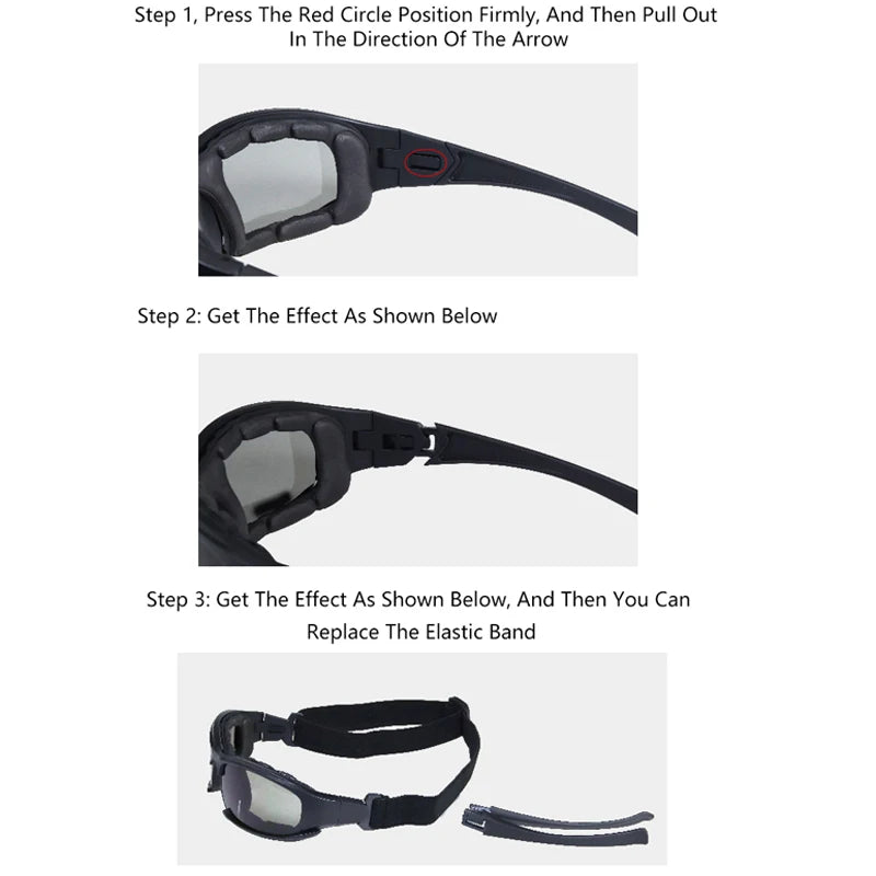 QuadShield™ Tactical 4‑Lens Eyewear
