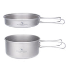 TitanVoyage™ Folding Titanium Cookware Set